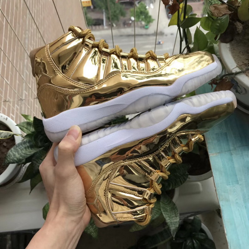 Authentic Air Jordan 11 Liquid Gold